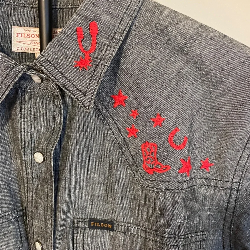 WOMEN'S EMBROIDERED WESTERN SHIRT - Picture 8 of 9